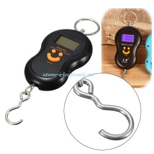 Cantar electronic portabil 40kg -NEGRU