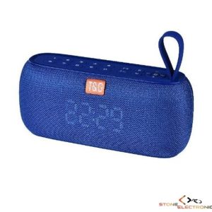 Boxa Portabila Cu Afisaj Digital, Ceas, MP3, TF / USB, Bluetooth, Radio FM, Albastru TG-177