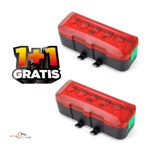 Stop bicicleta multifunctional, 4 moduri flash, 1+1 GRATUIT – QX-W01