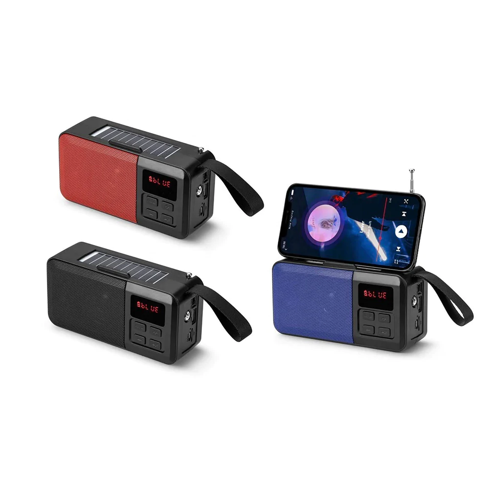 Boxa Portabila Cu Incarcare Solara | Bluetooth 5.1 | Radio FM | MP3 USB/TF - HF-6 - imagine 5