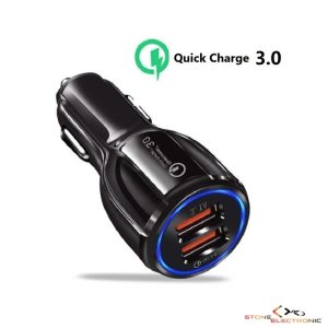 Incarcator Auto Quick Charge 3.1A Negru - WG-C2
