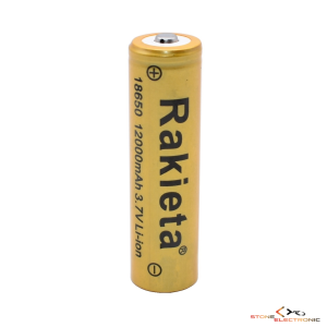 Acumulator Rakieta 18650, 3.7v, 12000mAh, Li-ion, Gold