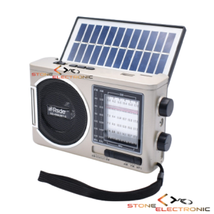 Radio Portabil Cu Panou Solar,Acumulator,USB/TF,AM/FM/SW1-6/ Lampa Led – RD-098UBT-S