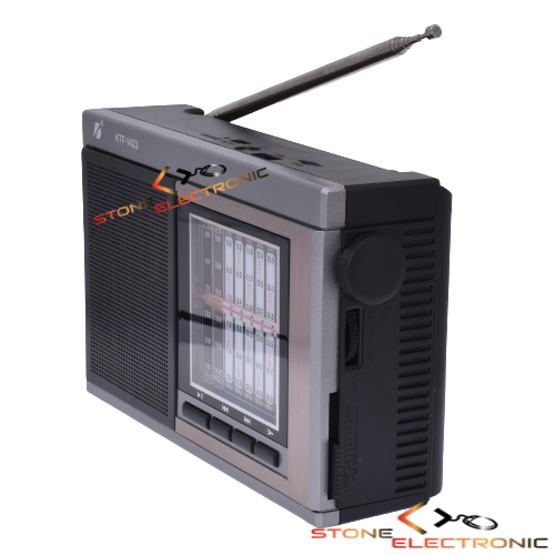 Radio Portabil Cu Acumulator, Incarcare Solara sau Usb 5v, Conexiune Bluetooth, Cititor USB/TF, AM/FM/SW, Lampa Led - KTF-1423 - imagine 3