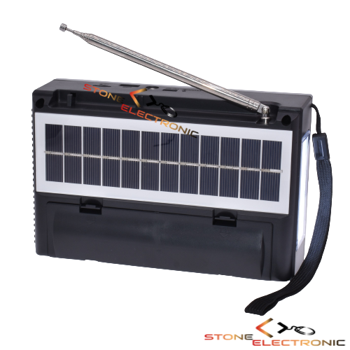 Radio Portabil Cu Acumulator, Incarcare Solara sau Usb 5v, Conexiune Bluetooth, Cititor USB/TF, AM/FM/SW, Lampa Led - KTF-1423 - imagine 5