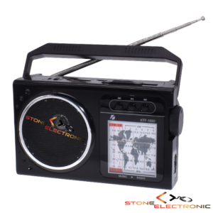 Radio Portabil Cu Panou Solar Rabatabil, Acumulator 18650, Cititor USB/TF, AM/FM/SW1-6, Lampa Led, Negru – KTF-1650