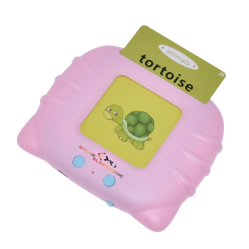Jucarie educativa pentru copii, masina de invatare 224 de cuvinte in engleza 112 imagini, incarcare MicroUSB - V7/PINK/BLUE - imagine 5