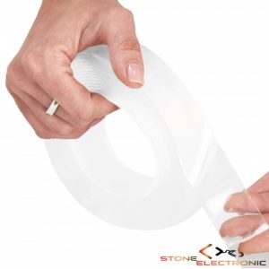 Banda dublu adeziva din silicon Nano-gel rezistenta la apa 5m x 3cm, nano tape - NM-5M