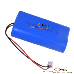 Acumulator dublu 3.7v, 6800mAh, conector +/-, model 18650 Rakieta - 18650-2PLUS
