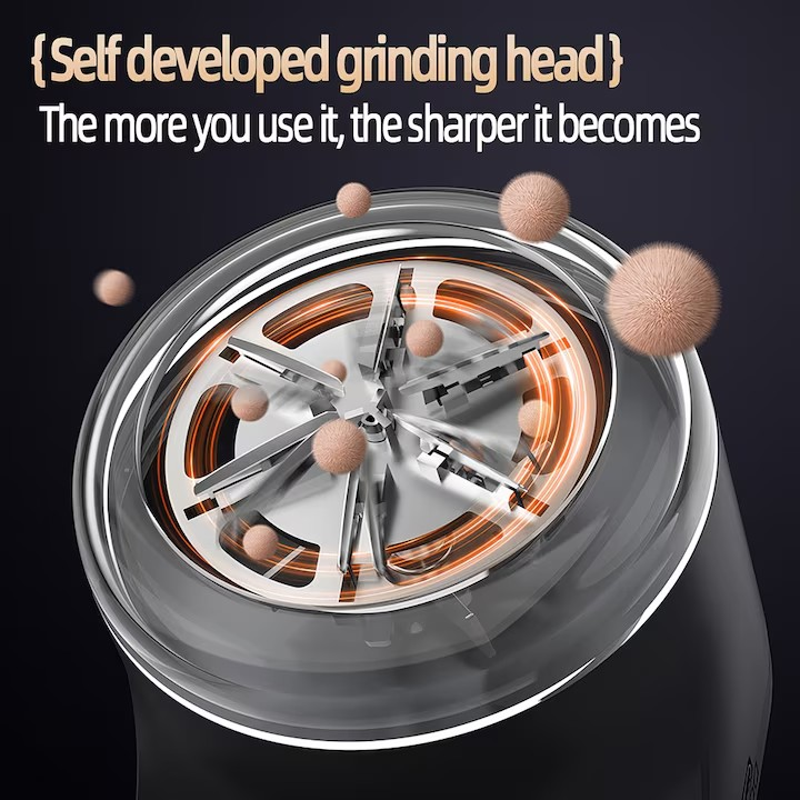 Aparat de curatat scame Stone®, Portabil, 8800 de rotatii/min, Indicator baterie, Negru - imagine 5