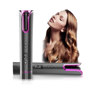 Ondulator Automat KX5000 Stone®, LCD, Portabil, Reincarcabil USB, Bucle Perfecte, Anti-Frizz