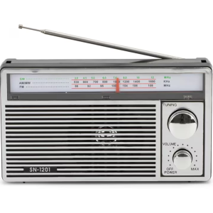 Radio portabil cu alimentare la retea si baterii, AM/FM/MW/SW, SK-SN-1202/1
