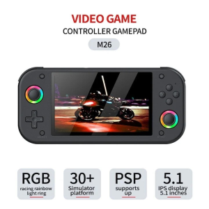 Consola de jocuri portabila care accepta jocuri 3D, display 5.1 inch, RGB- M26