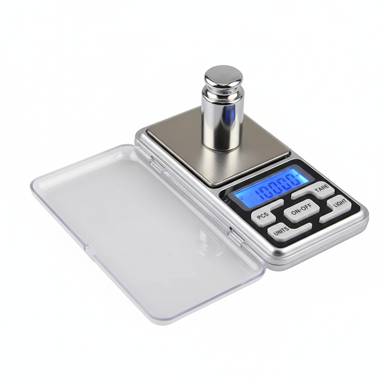 Mini Cantar Electronic De Buzunar Pentru Bijuterii, Precizie 0.01 g - Capacitate 200g- JY-07 - imagine 2