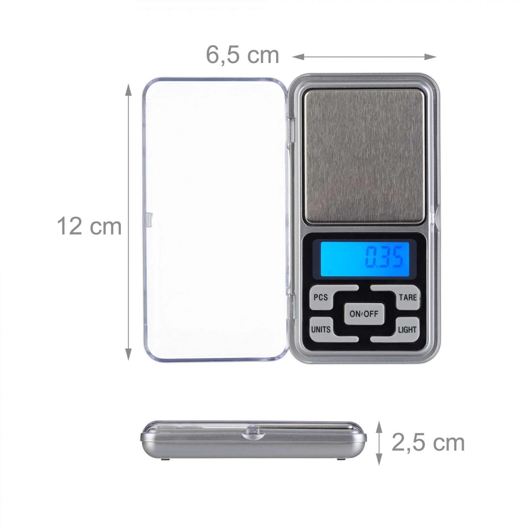 Mini Cantar Electronic De Buzunar Pentru Bijuterii, Precizie 0.01 g - Capacitate 200g- JY-07 - imagine 5