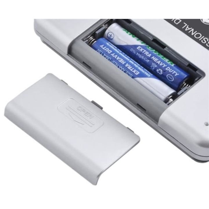 Cântar Electronic Digital cu Ecran LCD Iluminat și Funcție TARA, 0.1g - 2kg - L-2000 - imagine 4
