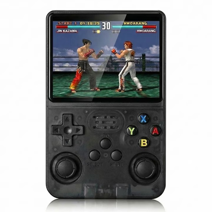 Consola retro portabila R36S 64GB cu jocuri, quad core Cortex-A53 1.5GHz, 1GB DDR3, IPS LCD 3.5" 640x480, 3500 mAh- R36S - imagine 8