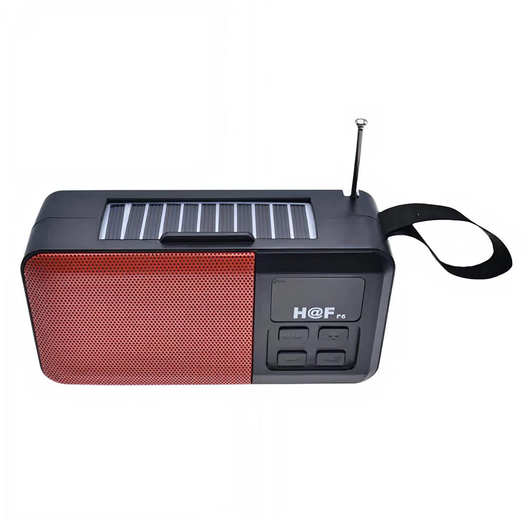 Boxa Portabila Cu Incarcare Solara | Bluetooth 5.1 | Radio FM | MP3 USB/TF - HF-6 - imagine 2